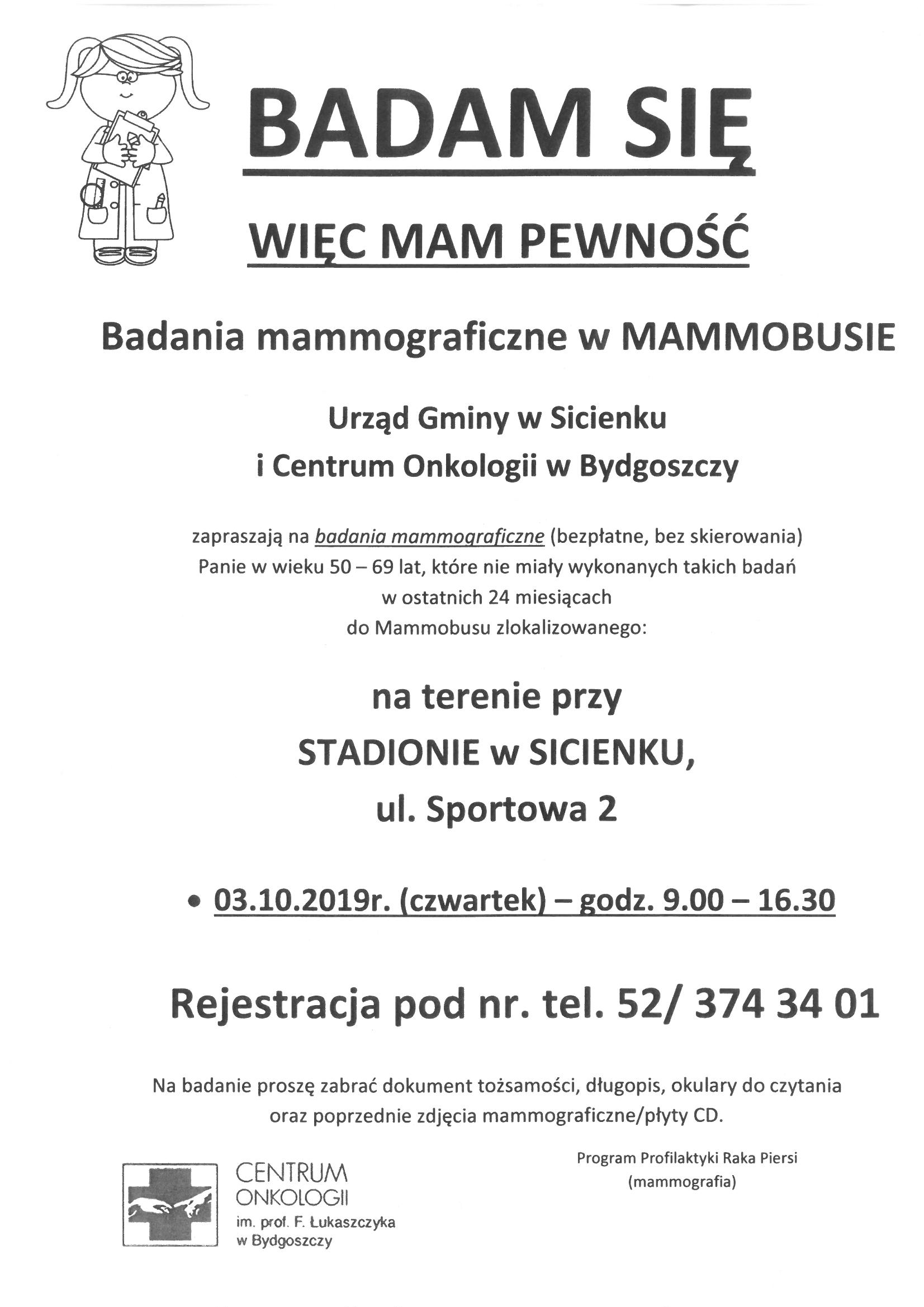 badnia mammograficzne