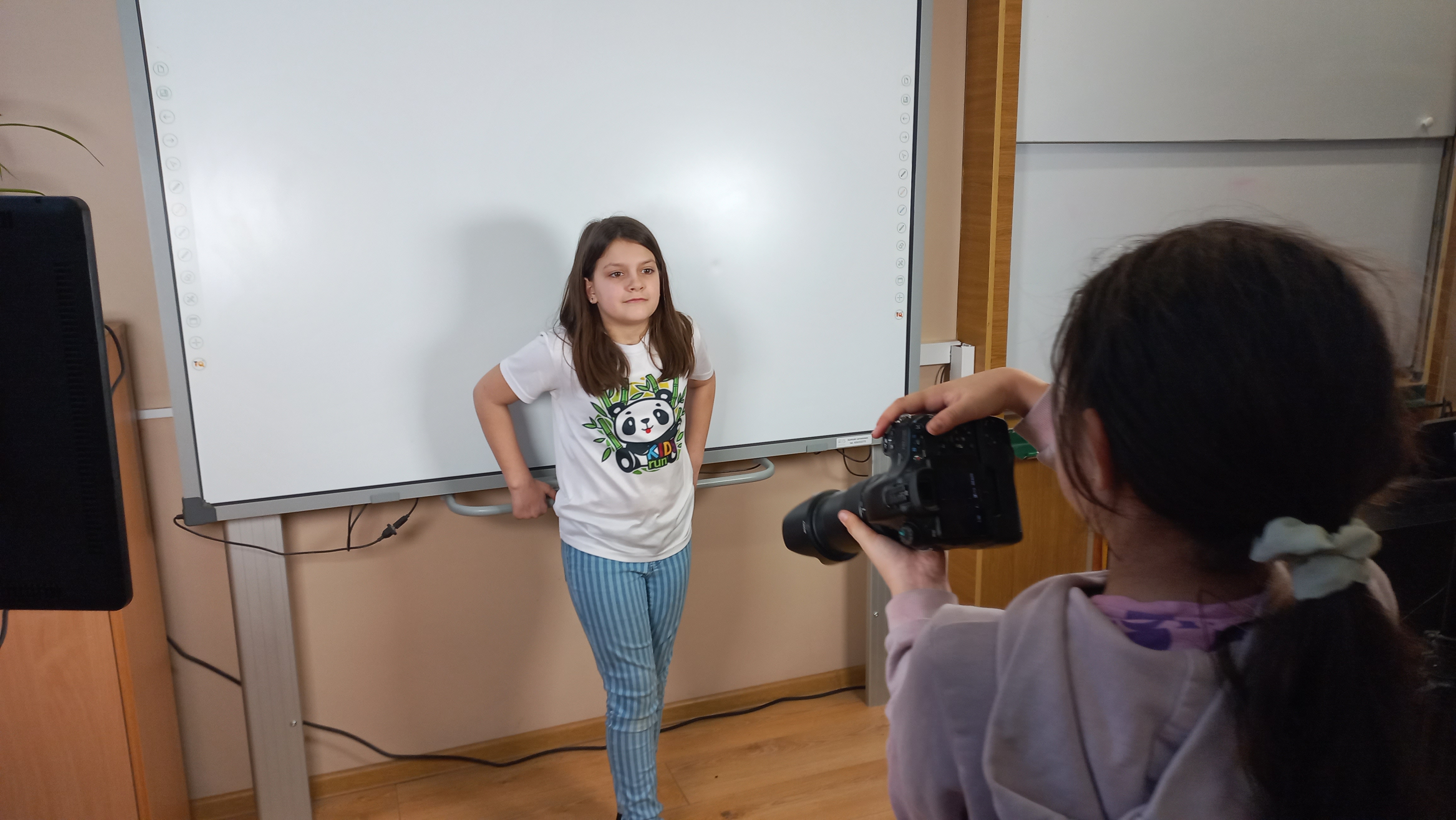 Warsztaty fotograficzne w Szkole Podstawowej w Kruszynie
