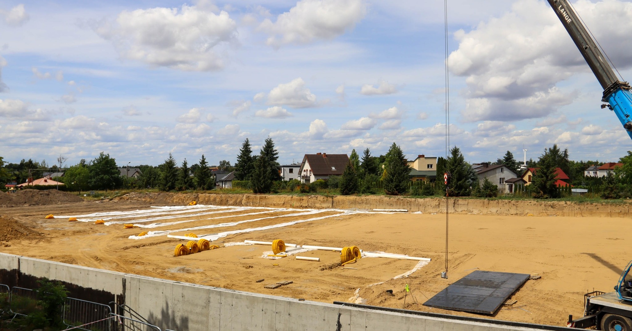 Centrum Sportu - postęp prac budowlanych