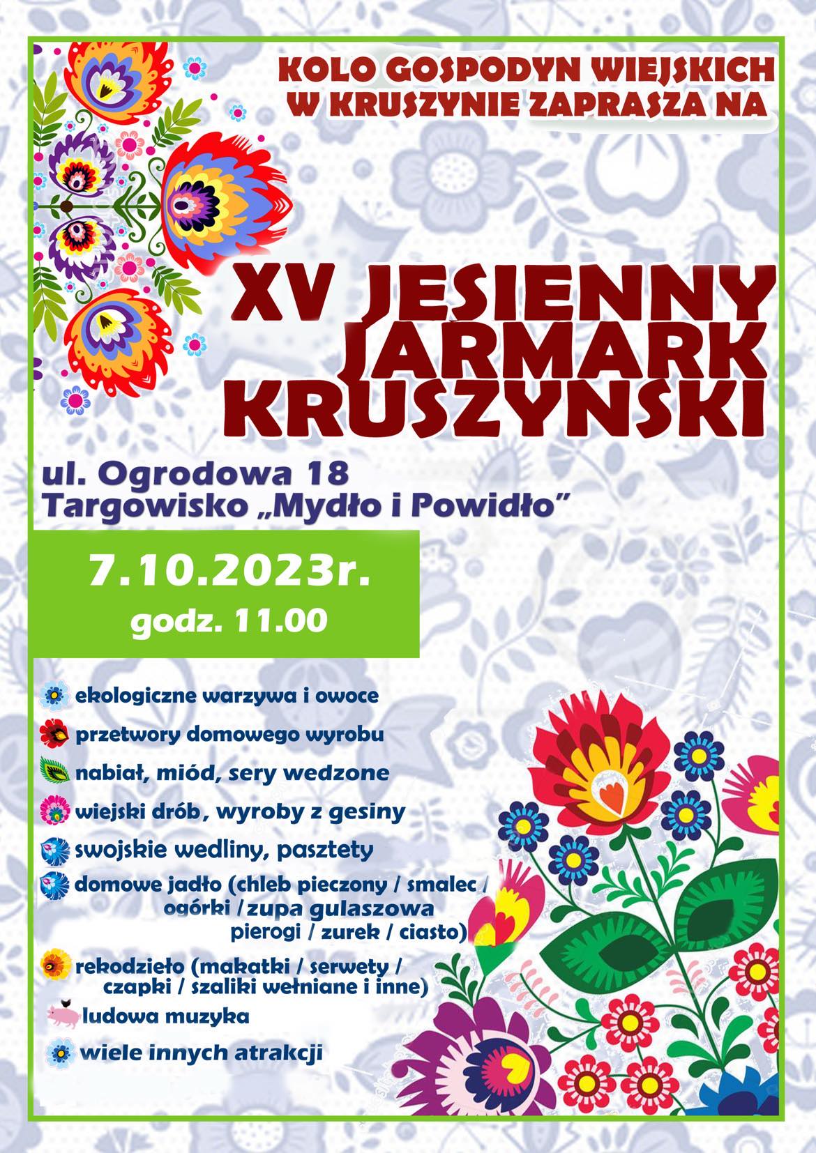 XV Jesienny Jarmark Kruszyński