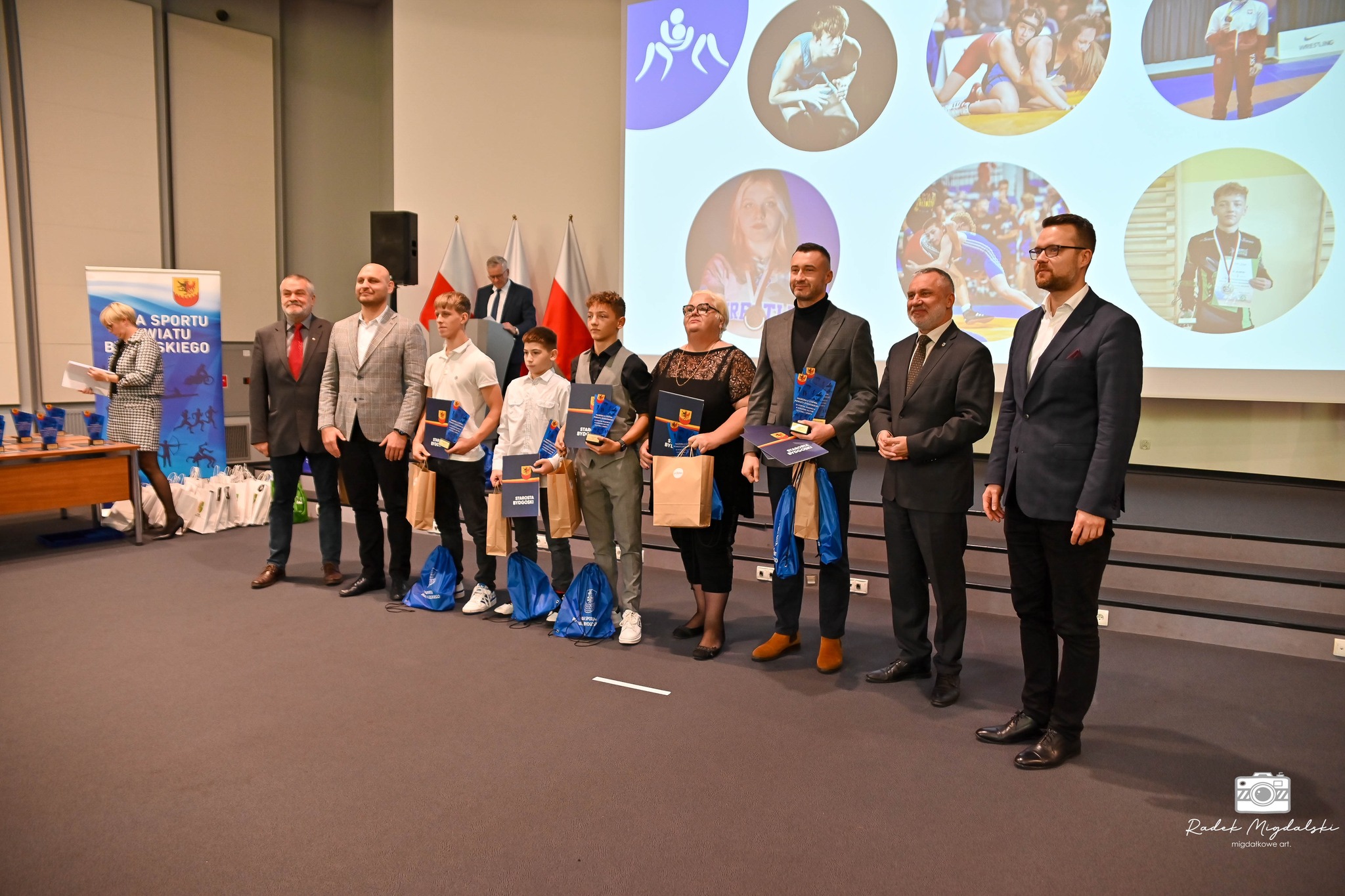 Sicienkowscy zapaśnicy nagrodzeni podczas Gali Sportu Powiatu Bydgoskiego
