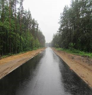 Trwają prace na drodze Kruszyn-Dąbrówka Nowa.