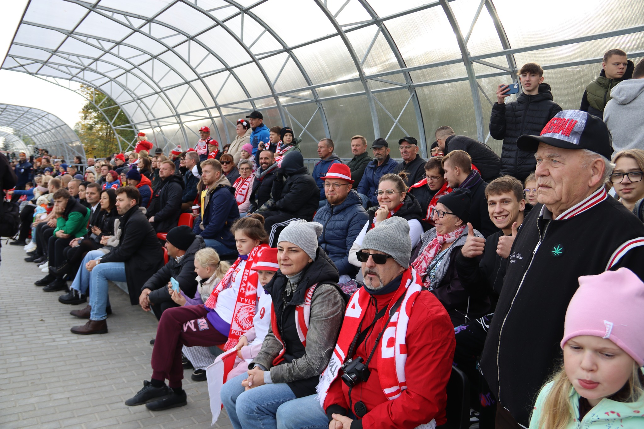 Otwarcie stadionu w Sicienku i mecz piłki  w ramach UEFA Development