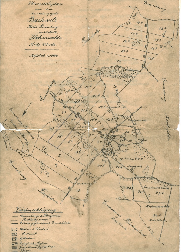Stara mapa Łukowca