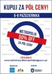 Metropolia za pół ceny już w ten weekend Kliknięcie w obrazek spowoduje wyświetlenie jego powiększenia