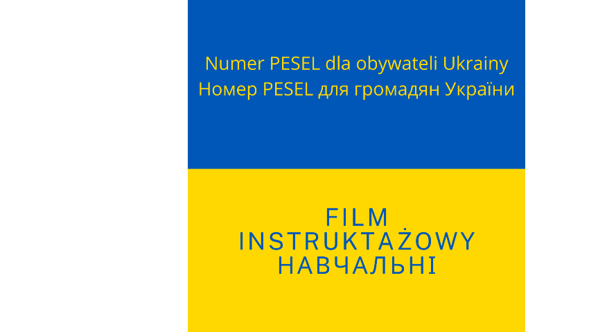 Film w j.ukraińskim dot. PESEL, profilu zaufanego i aplikacji mObywatel Kliknięcie w obrazek spowoduje wyświetlenie jego powiększenia