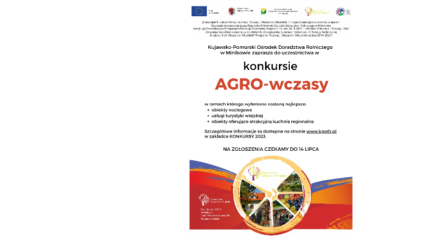 Konkurs "AGRO-wczasy" Kliknięcie w obrazek spowoduje wyświetlenie jego powiększenia