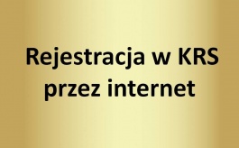 Rejestracja w KRS przez internet